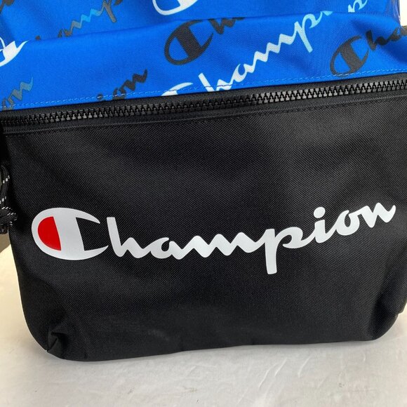 Champion 15”‎ Backpack Blue cript Logos,Laptop Sleeve,Padded Straps,Unisex New - Picture 15 of 16